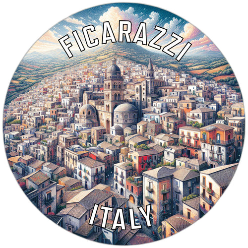 Ficarazzi Italy Souvenir Vinyl Decal Sticker 2-Inch