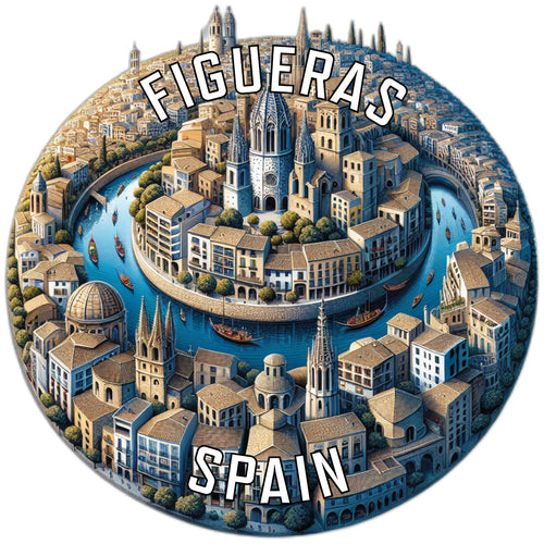 Figueras Spain Souvenir Vinyl Decal Sticker 2-Inch