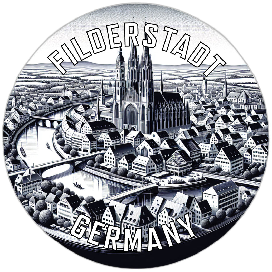 Filderstadt Germany Souvenir Vinyl Decal Sticker 6-Inch