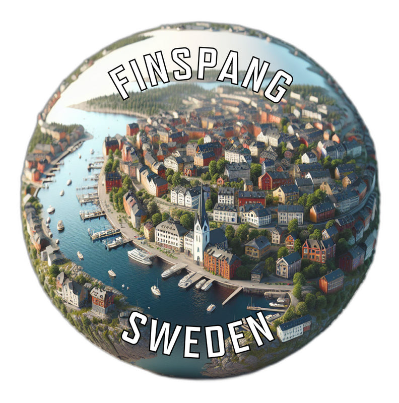 Finspang Sweden Souvenir Vinyl Decal Sticker 6-Inch