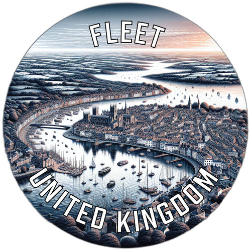 Fleet United Kingdom Souvenir Vinyl Decal Sticker 2-Inch