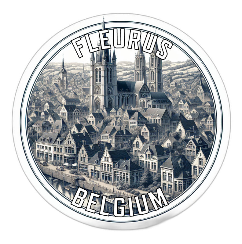 Fleurus Belgium Souvenir Vinyl Decal Sticker 2-Inch