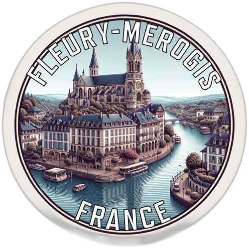Fleury Merogis France Souvenir Vinyl Decal Sticker 6-Inch