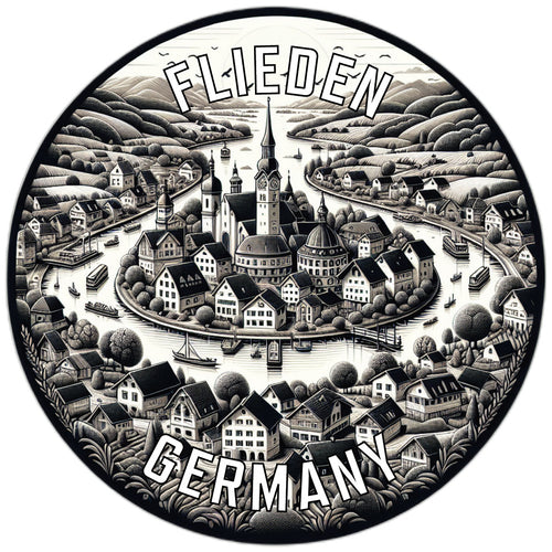 Flieden Germany Souvenir Vinyl Decal Sticker 2-Inch