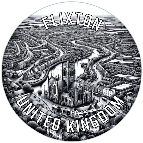 Flixton United Kingdom Souvenir Vinyl Decal Sticker 6-Inch