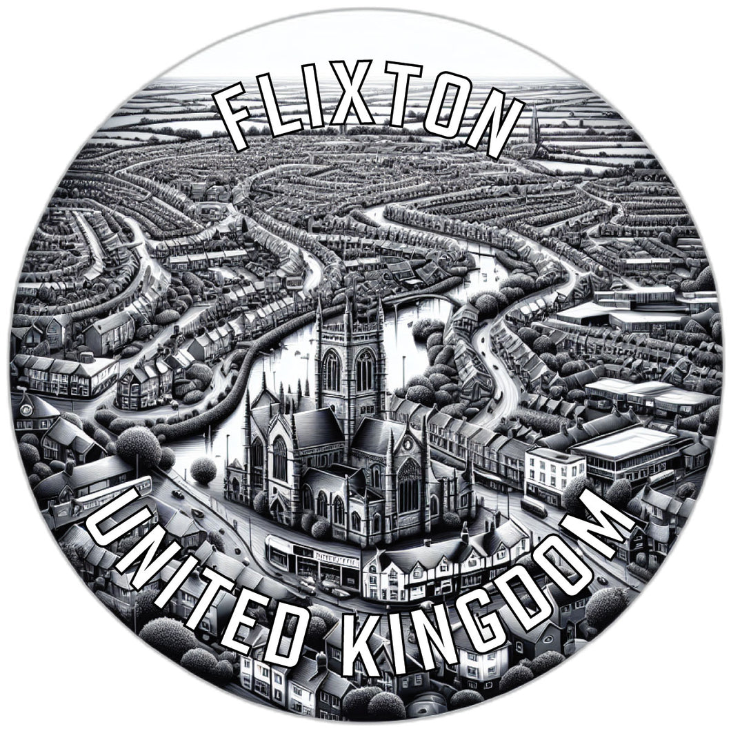 Flixton United Kingdom Souvenir Vinyl Decal Sticker 6-Inch