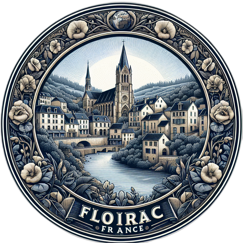 Floirac France Souvenir Vinyl Decal Sticker 2-Inch