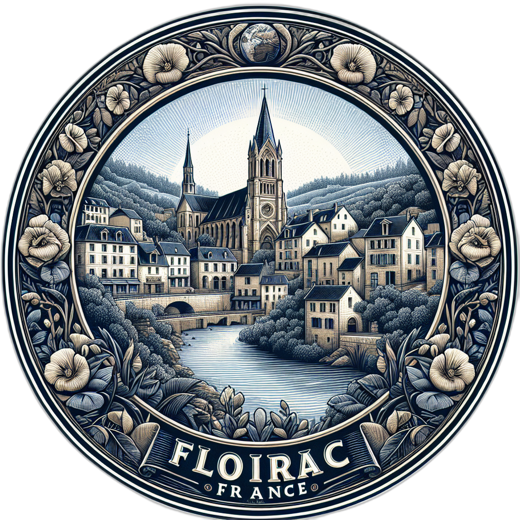 Floirac France Souvenir Vinyl Decal Sticker 2-Inch