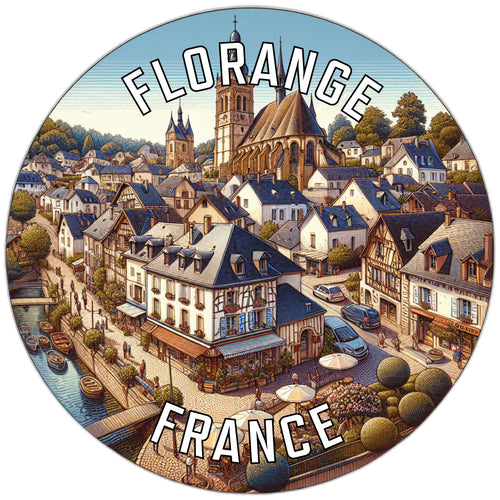 Florange France Souvenir Vinyl Decal Sticker 2-Inch