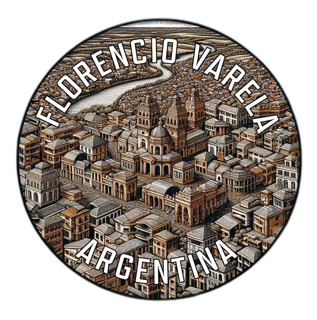 Florencio Varela Argentina Souvenir Die Cut Flat Magnet 6-Inch
