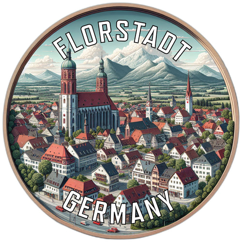 Florstadt Germany Souvenir Vinyl Decal Sticker 2-Inch