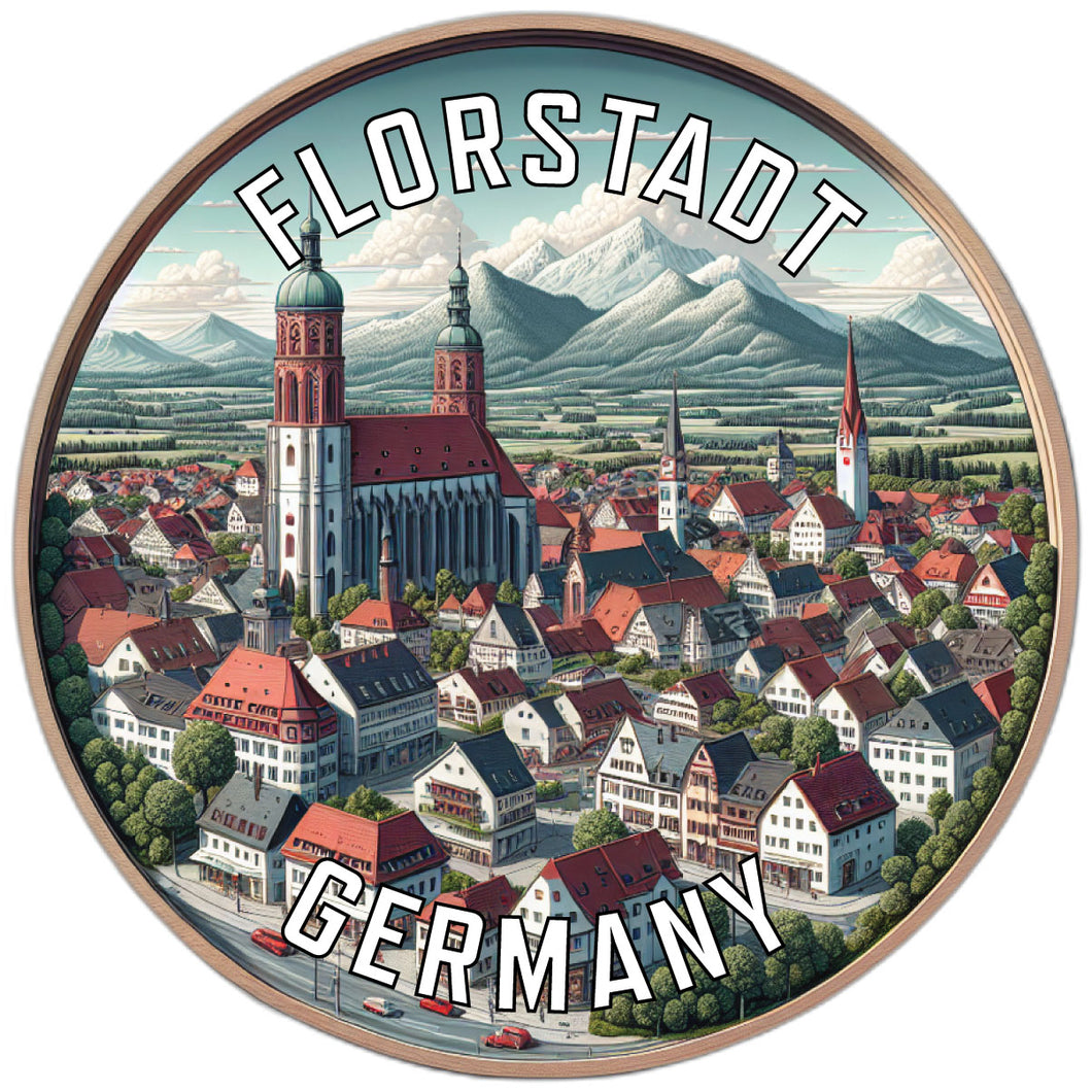 Florstadt Germany Souvenir Vinyl Decal Sticker 2-Inch