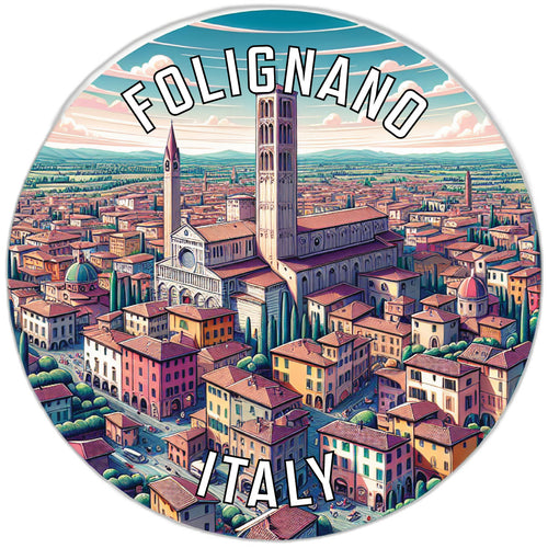 Folignano Italy Souvenir Vinyl Decal Sticker 6-Inch