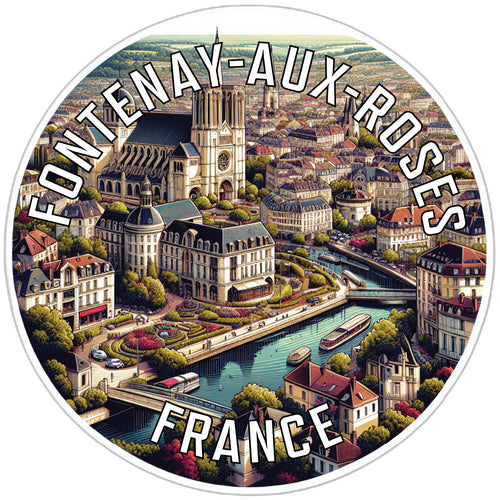 Fontenay aux Roses France Souvenir Vinyl Decal Sticker 3-Inch