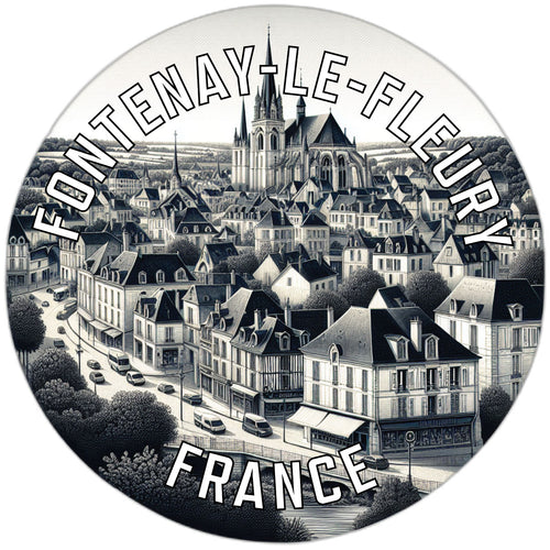 Fontenay le Fleury France Souvenir Vinyl Decal Sticker 6-Inch