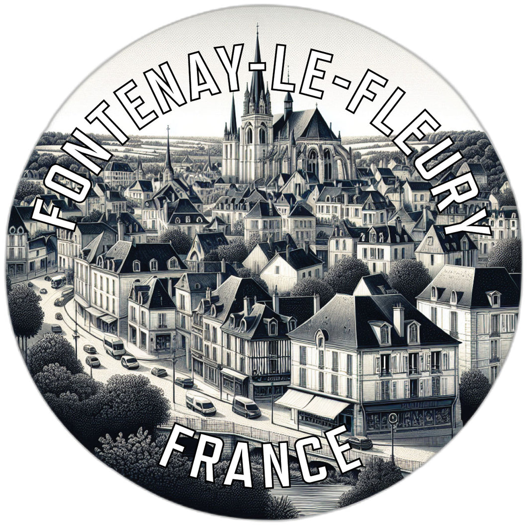 Fontenay le Fleury France Souvenir Vinyl Decal Sticker 6-Inch