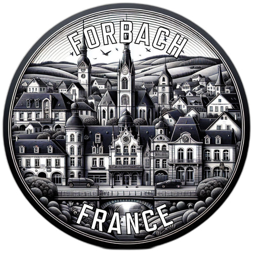 Forbach France Souvenir Vinyl Decal Sticker 2-Inch