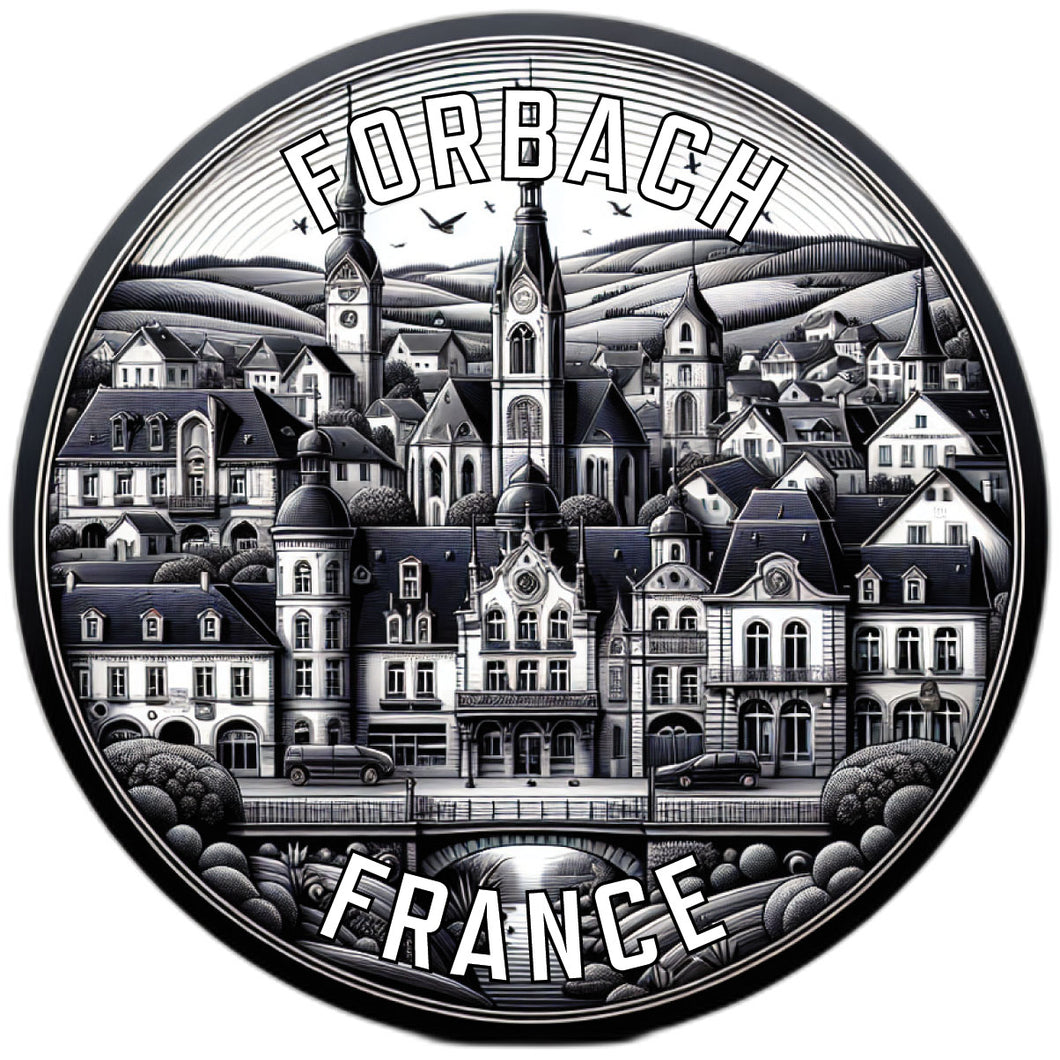 Forbach France Souvenir Vinyl Decal Sticker 2-Inch