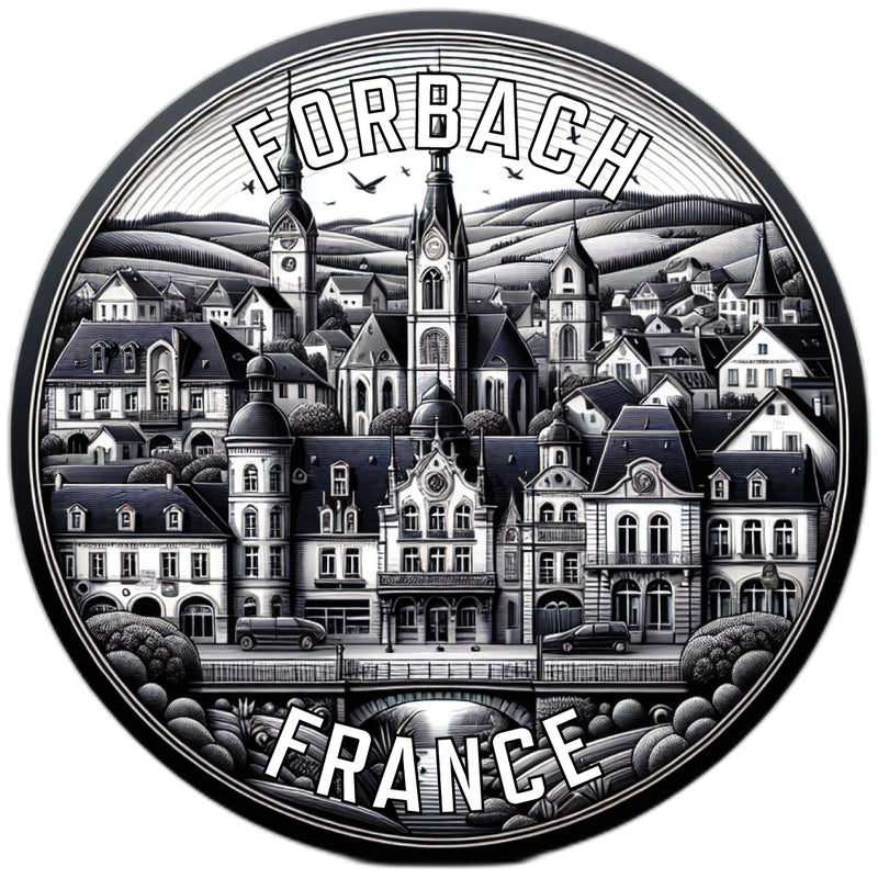 Forbach France Souvenir Vinyl Decal Sticker 2-Inch