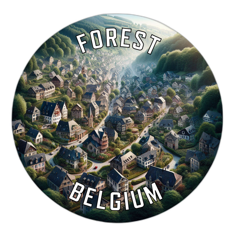 Forest Belgium Souvenir Vinyl Decal Sticker 2-Inch