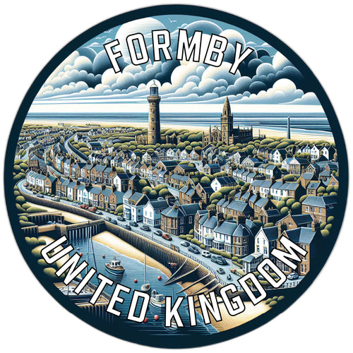 Formby United Kingdom Souvenir Vinyl Decal Sticker 2-Inch