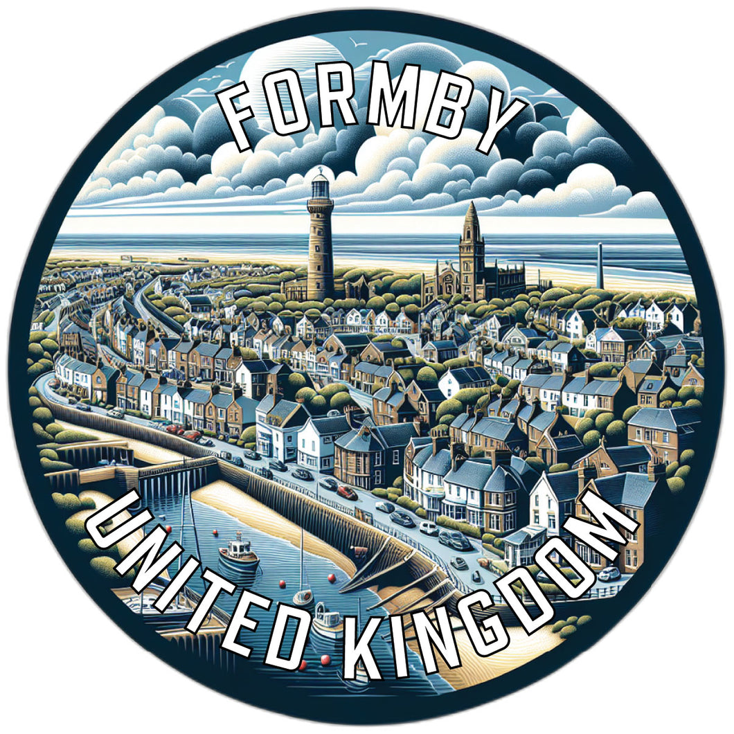 Formby United Kingdom Souvenir Vinyl Decal Sticker 2-Inch