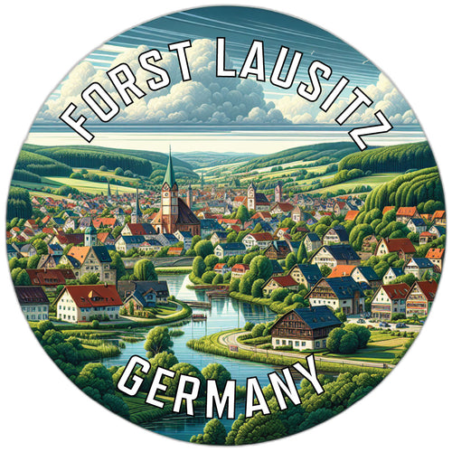 Forst Lausitz Germany Souvenir Vinyl Decal Sticker 2-Inch