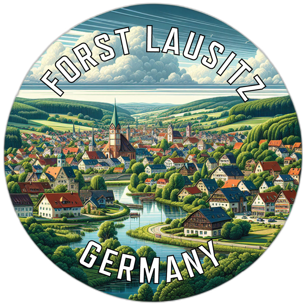 Forst Lausitz Germany Souvenir Vinyl Decal Sticker 2-Inch