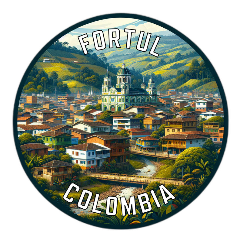 Fortul Colombia Souvenir Vinyl Decal Sticker 6-Inch