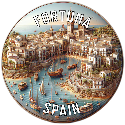 Fortuna Spain Souvenir Vinyl Decal Sticker 2-Inch