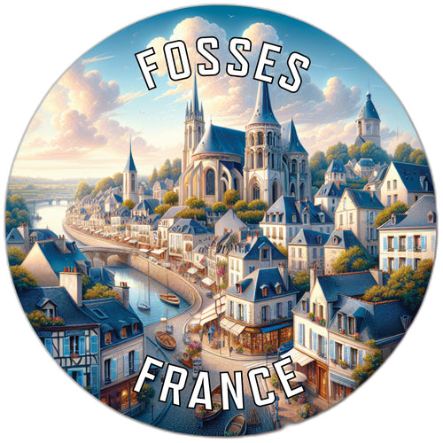 Fosses France Souvenir Vinyl Decal Sticker 2-Inch