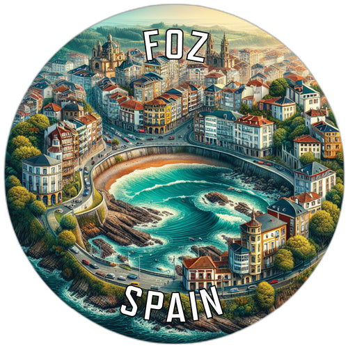 Foz Spain Souvenir Vinyl Decal Sticker 2-Inch