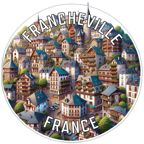 Francheville France Souvenir Vinyl Decal Sticker 6-Inch