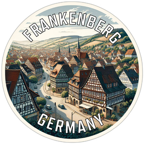 Frankenberg Germany Souvenir Vinyl Decal Sticker 2-Inch