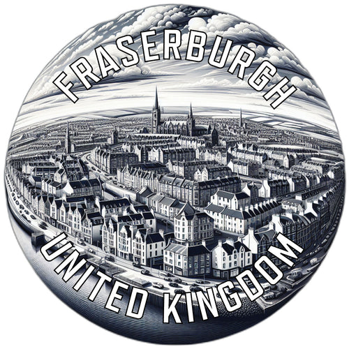 Fraserburgh United Kingdom Souvenir Die Cut Flat Magnet 2-Inch