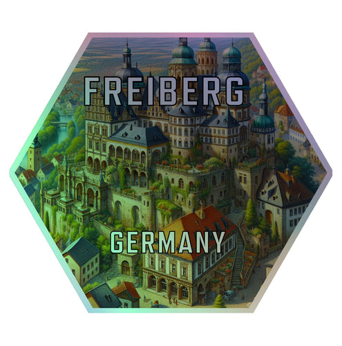 Freiberg Germany Souvenir Vinyl Decal Sticker 6-Inch