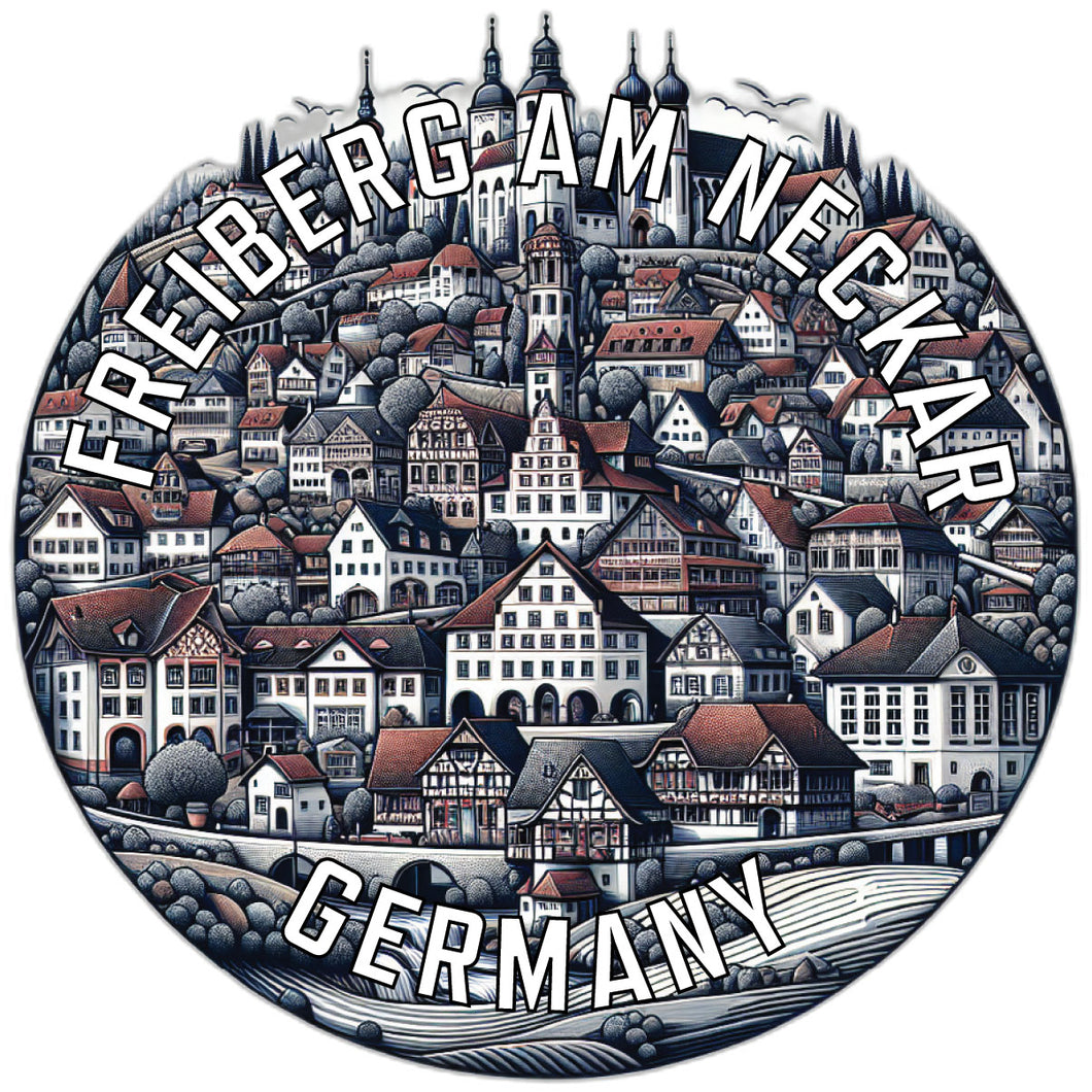 Freiberg am Neckar Germany Souvenir Vinyl Decal Sticker 2-Inch