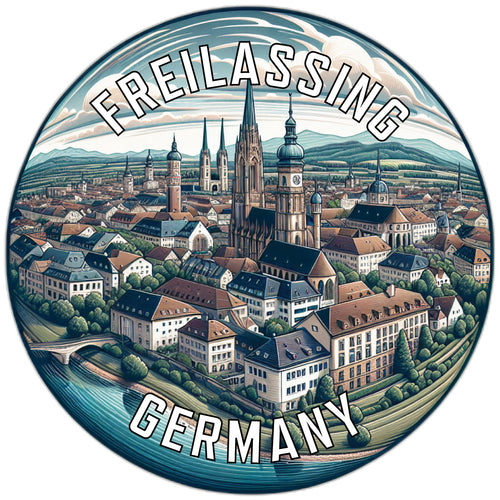 Freilassing Germany Souvenir Vinyl Decal Sticker 2-Inch