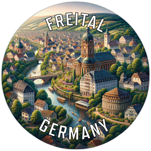 Freital Germany Souvenir Vinyl Decal Sticker 6-Inch