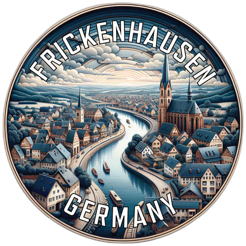 Frickenhausen Germany Souvenir Vinyl Decal Sticker 3-Inch