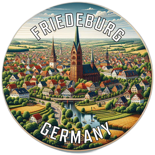 Friedeburg Germany Souvenir Vinyl Decal Sticker 6-Inch