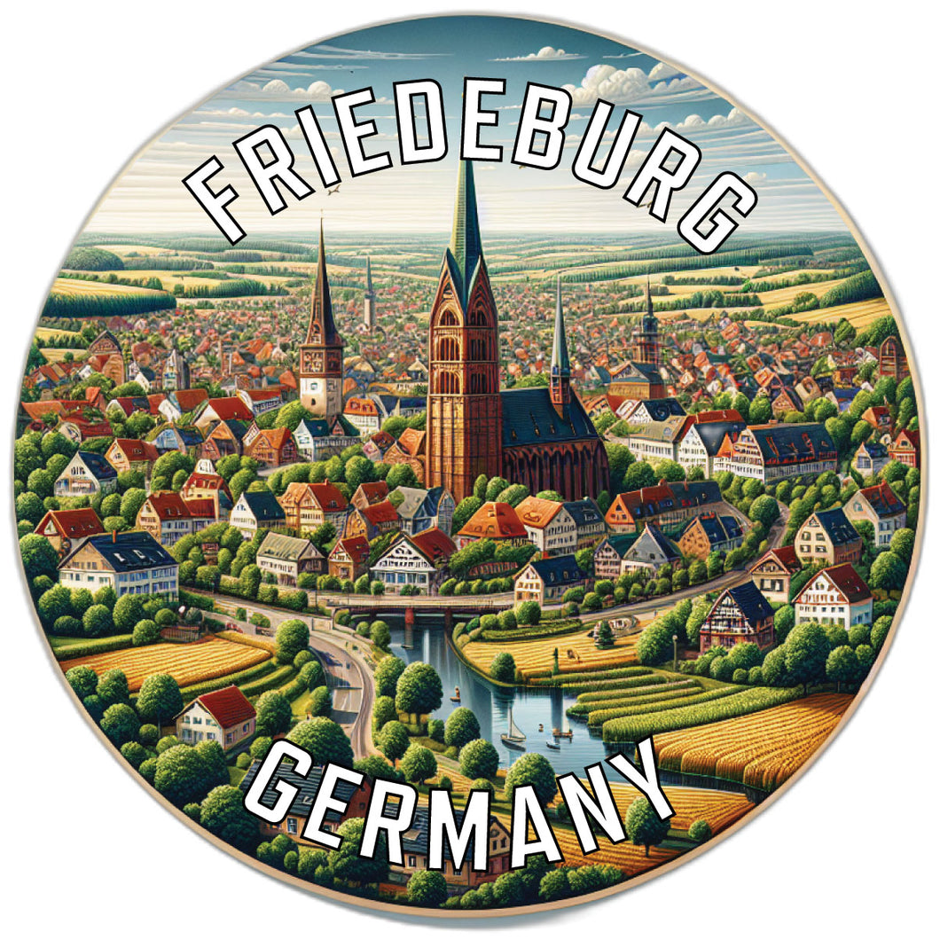 Friedeburg Germany Souvenir Vinyl Decal Sticker 6-Inch