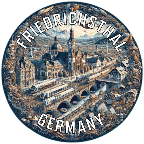 Friedrichsthal Germany Souvenir Vinyl Decal Sticker 2-Inch