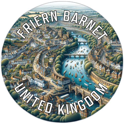 Friern Barnet United Kingdom Souvenir Vinyl Decal Sticker 6-Inch