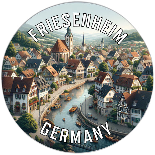 Friesenheim Germany Souvenir Vinyl Decal Sticker 2-Inch