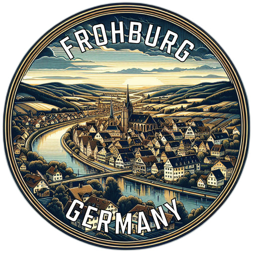 Frohburg Germany Souvenir Vinyl Decal Sticker 6-Inch