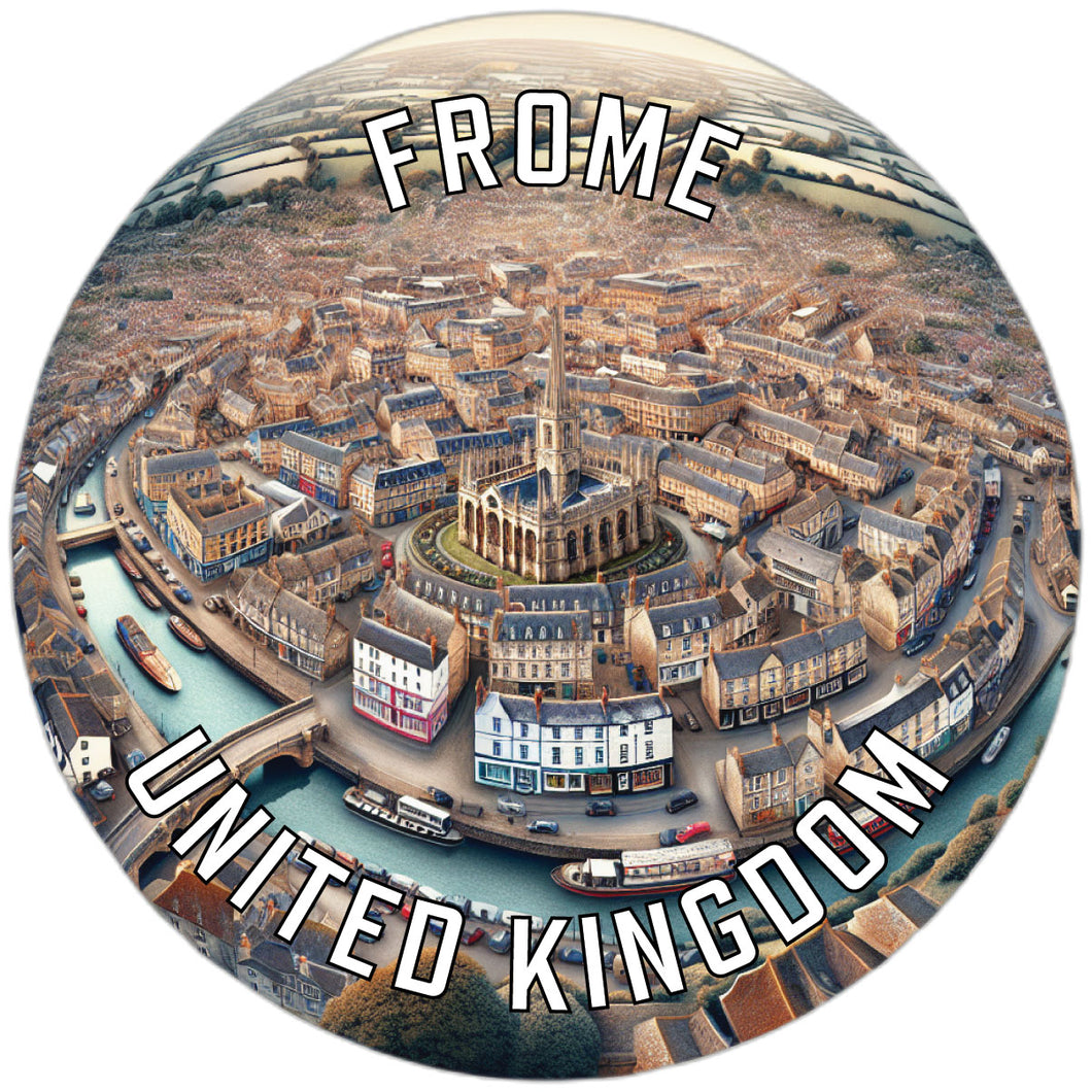 Frome United Kingdom Souvenir Vinyl Decal Sticker 2-Inch
