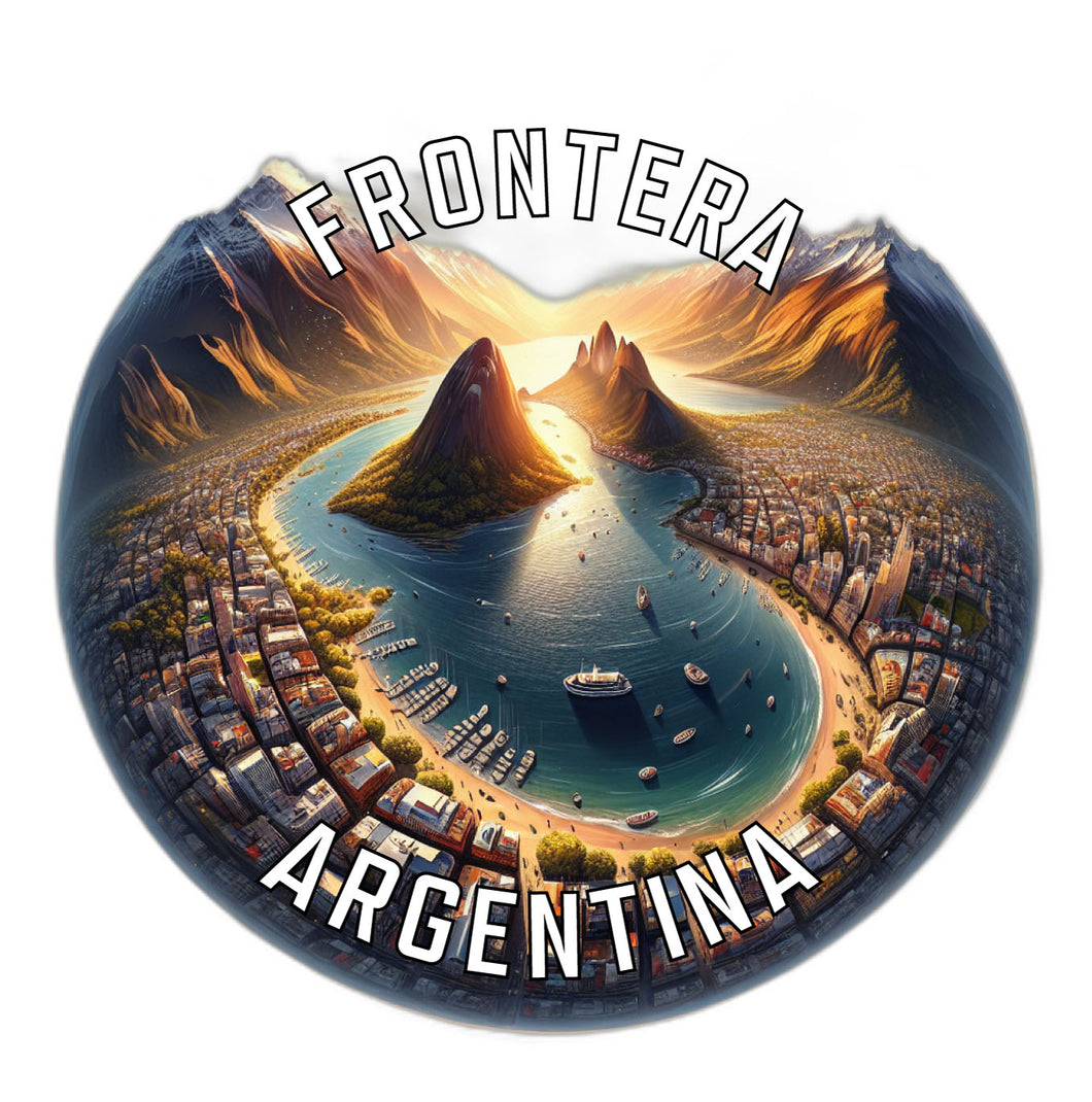 Frontera Argentina Souvenir Die Cut Flat Magnet 2-Inch