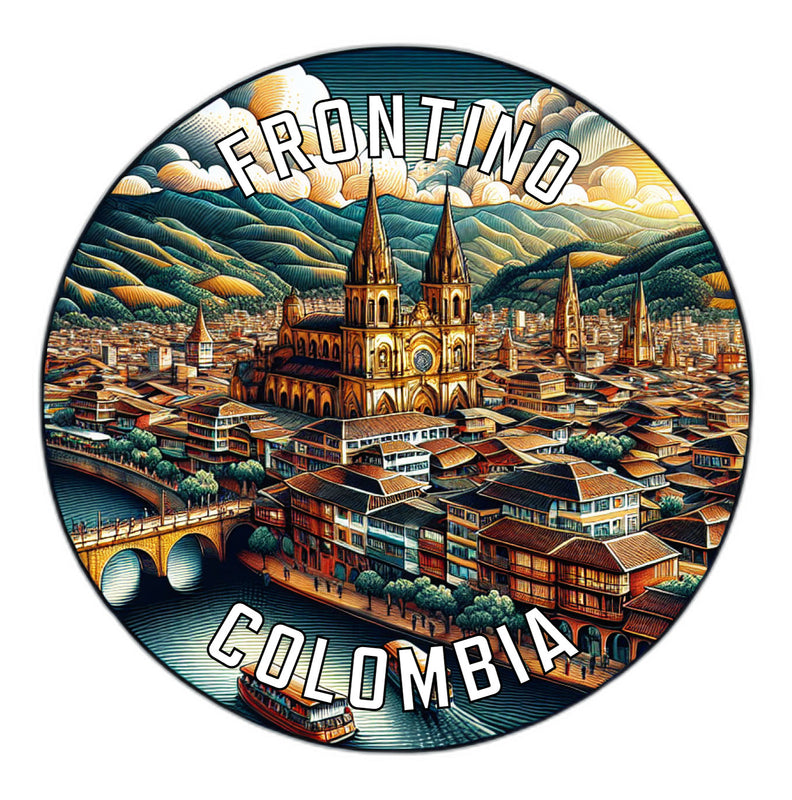 Frontino Colombia Souvenir Vinyl Decal Sticker 2-Inch