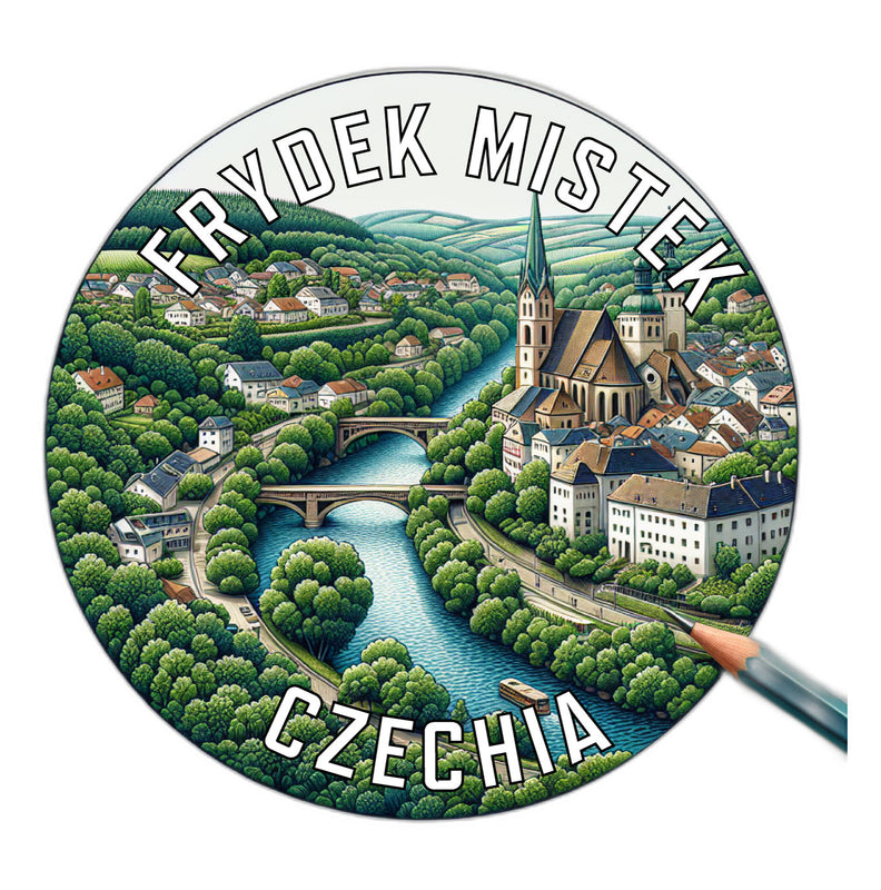 Frydek Mistek Czechia Souvenir Vinyl Decal Sticker 2-Inch